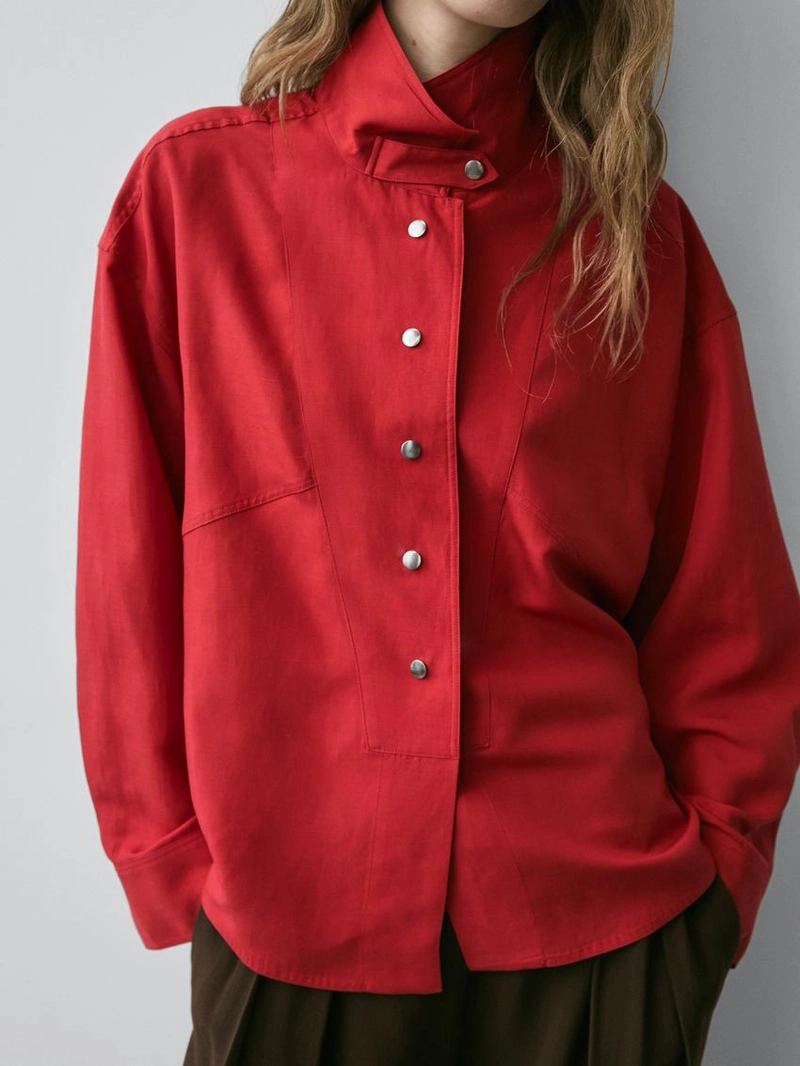 Рубашка с пуговицами на кнопках