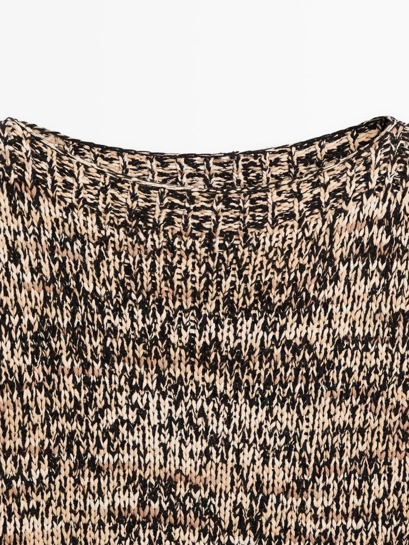 Свитер из смесового хлопка с мулене