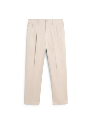 Брюки с ластиком из хлопковой смеси- Заказать в России