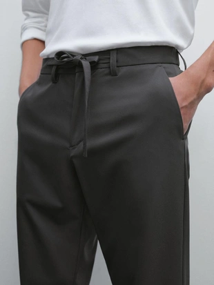 Брюки технические с регулярной посадкой- Заказать в России