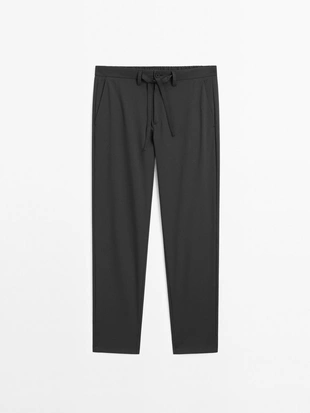 Брюки технические с регулярной посадкой- Заказать в России