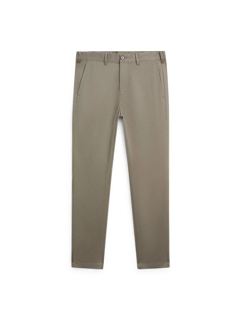 Брюки из хлопково-вискозной смеси в зауженном крое