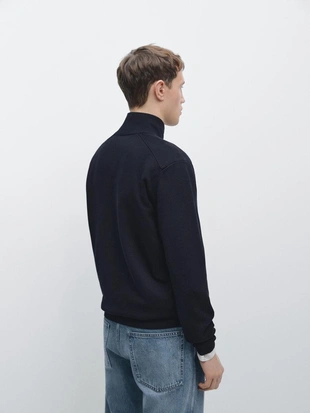 Кардиган из хлопкового трикотажа на молнии- Заказать в России