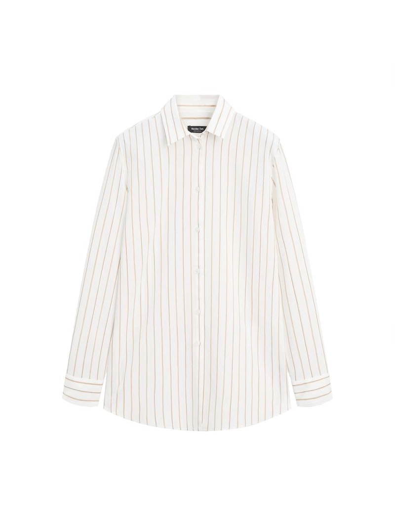 Рубашка в полоску белого цвета