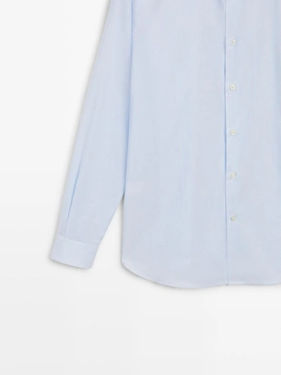 Рубашка SLIM FIT из 100% хлопка- Заказать в России