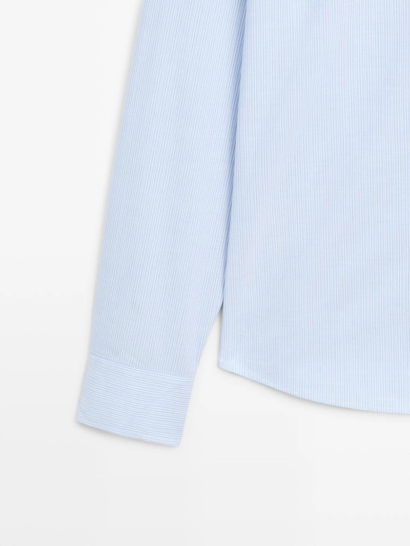 Рубашка в полоску из 100% хлопка