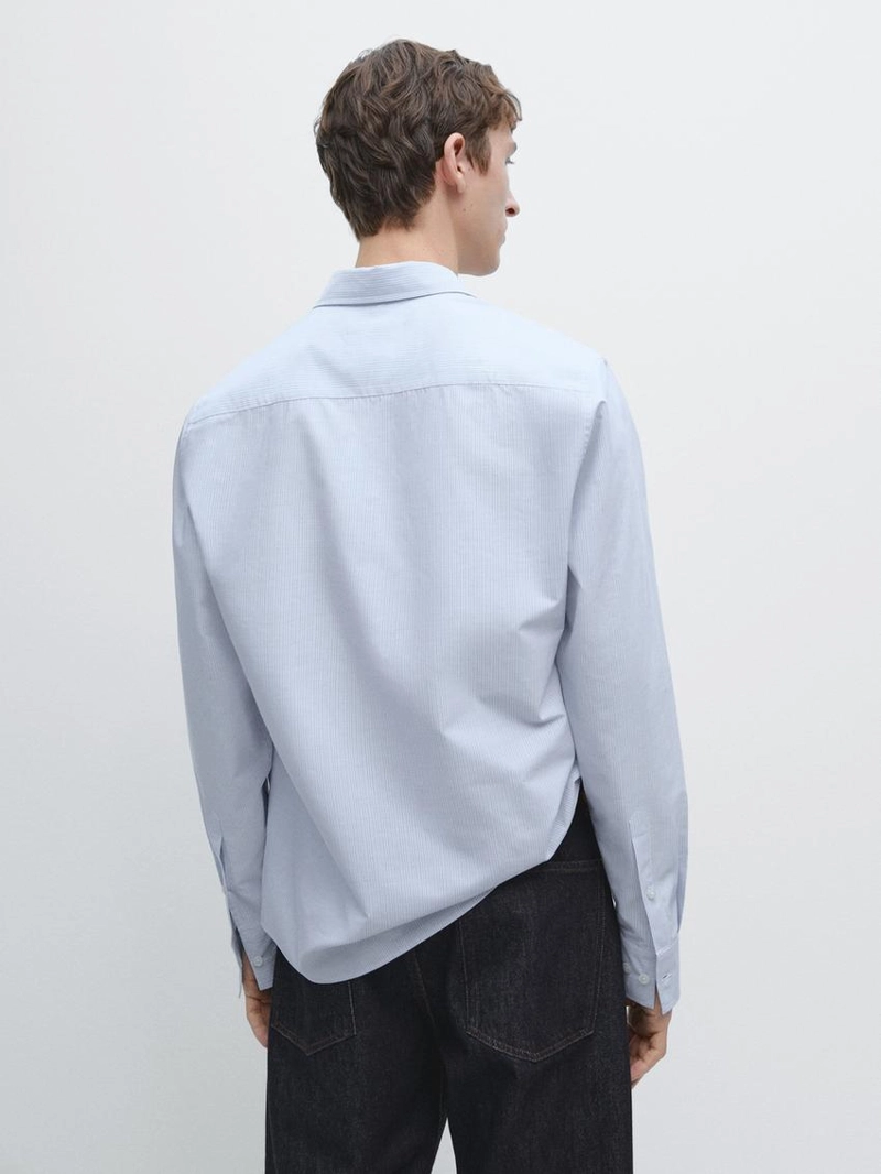 Рубашка в полоску из 100% хлопка