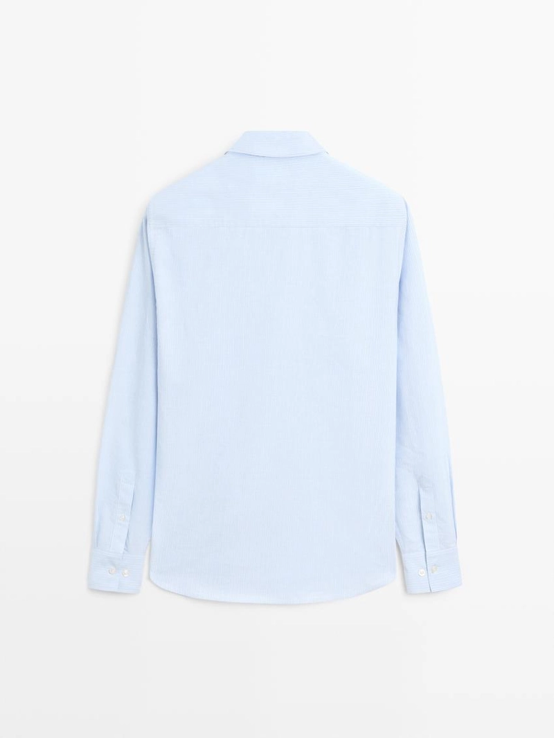 Рубашка в полоску из 100% хлопка