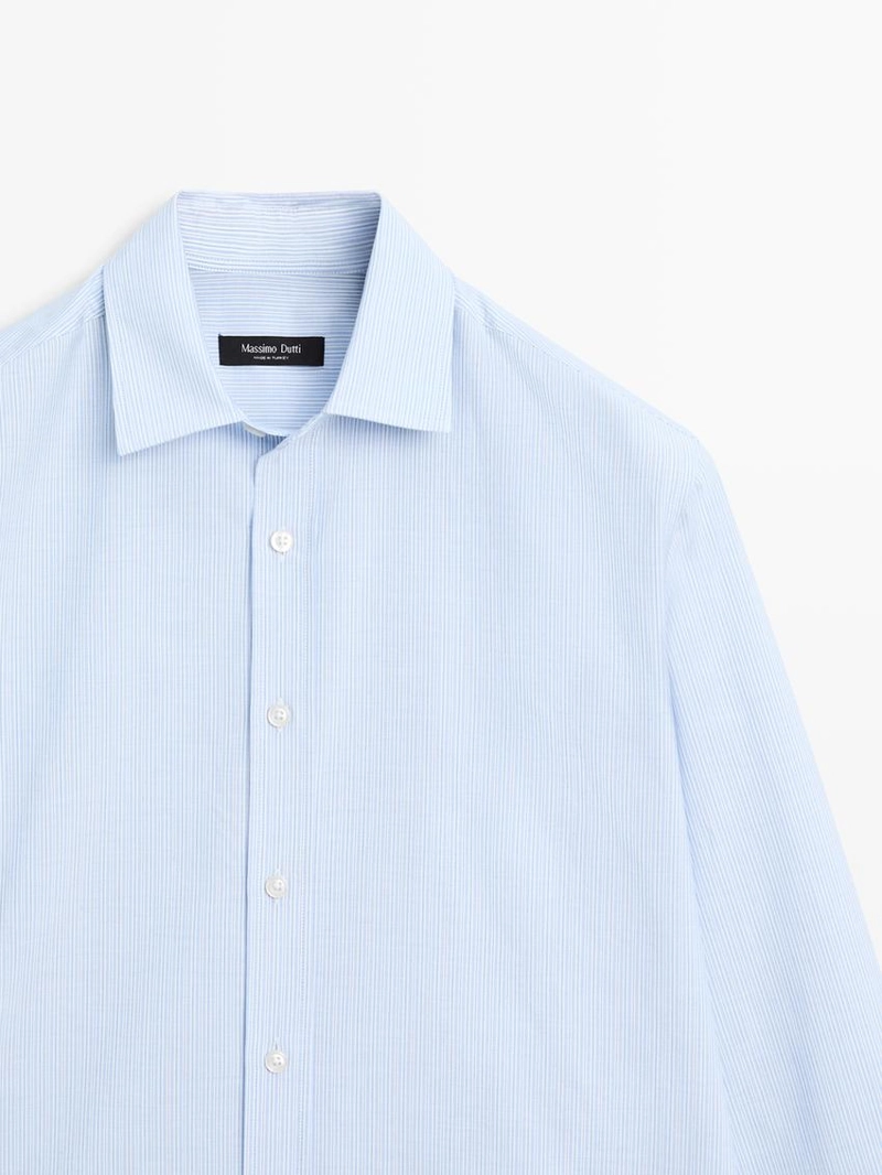 Рубашка в полоску из 100% хлопка