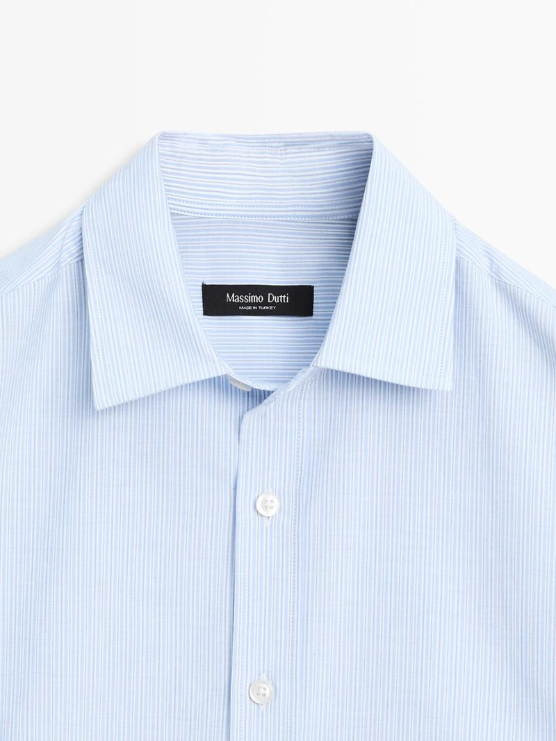 Рубашка в полоску из 100% хлопка