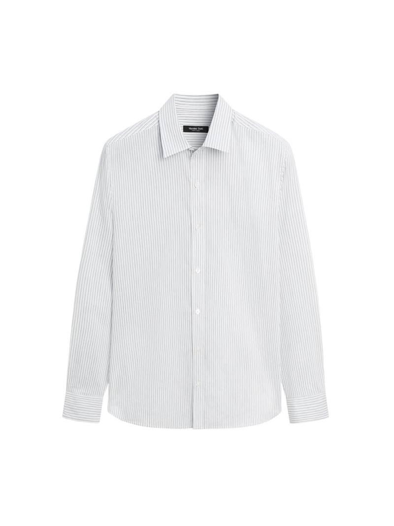 Рубашка в полоску из хлопковой смеси