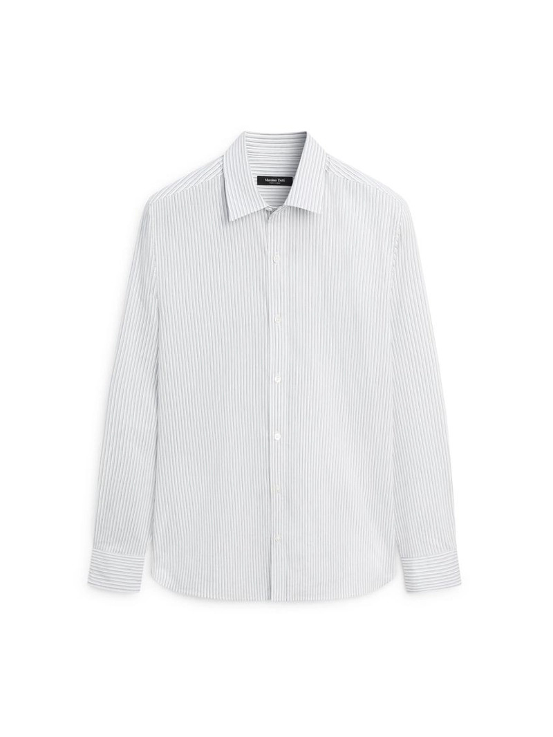 Рубашка в полоску из хлопковой смеси