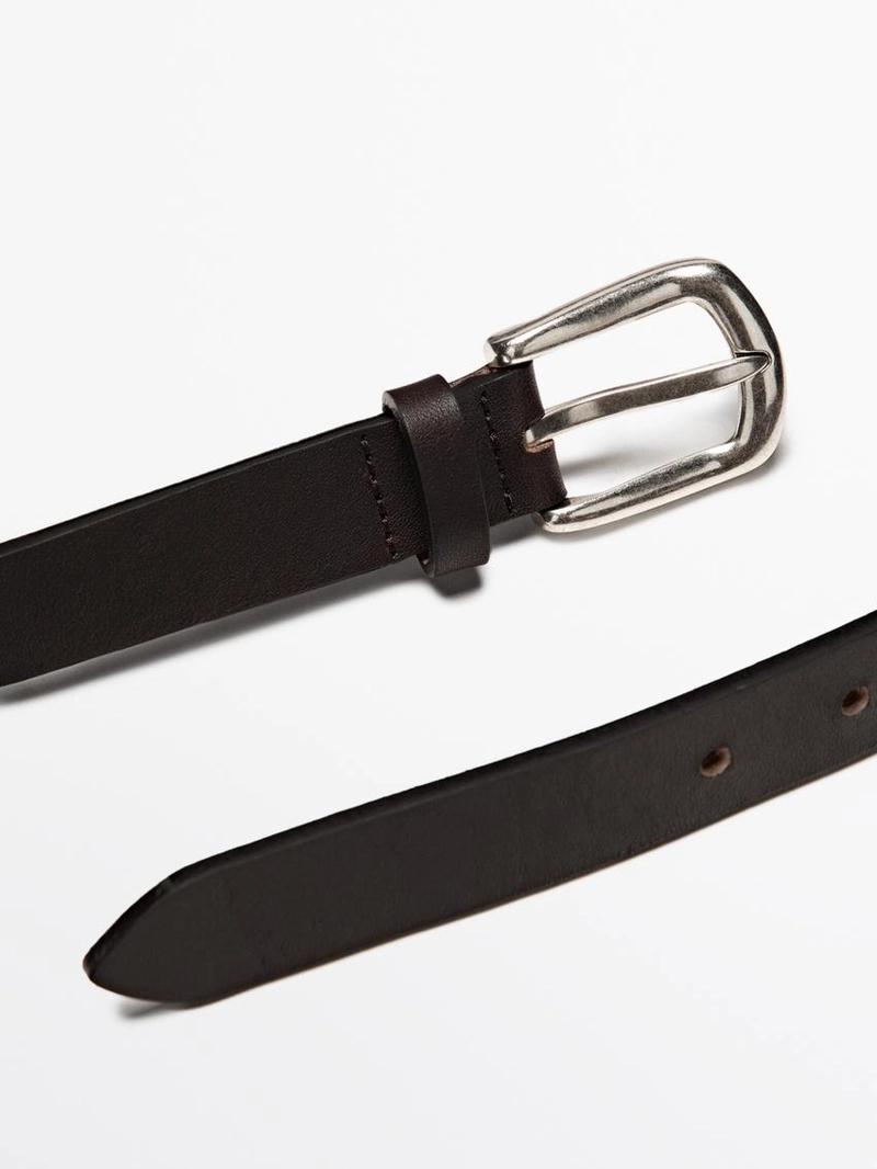 Кожанный ремень nappa