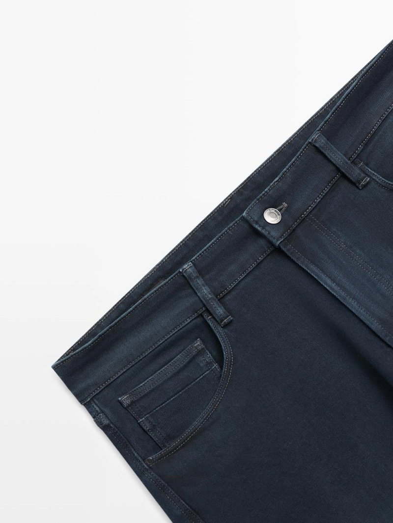 Джинсы в стиле денима с утонченным кроем