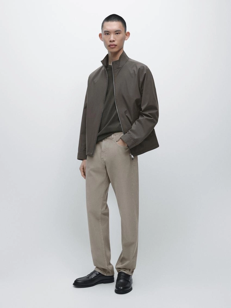 Джинсы свободного кроя massimo dutti