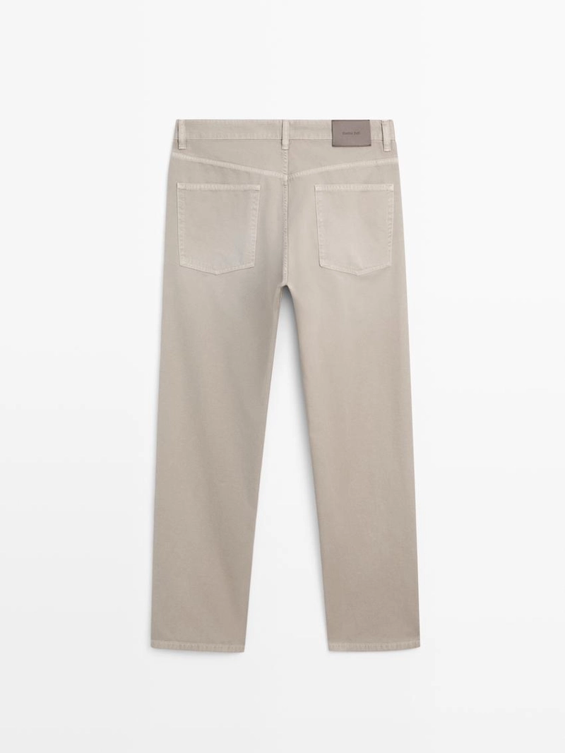 Джинсы свободного кроя massimo dutti