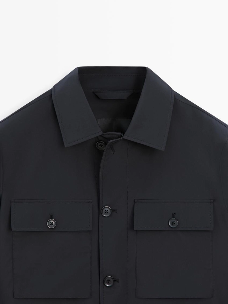 Короткая куртка с деталями карманов