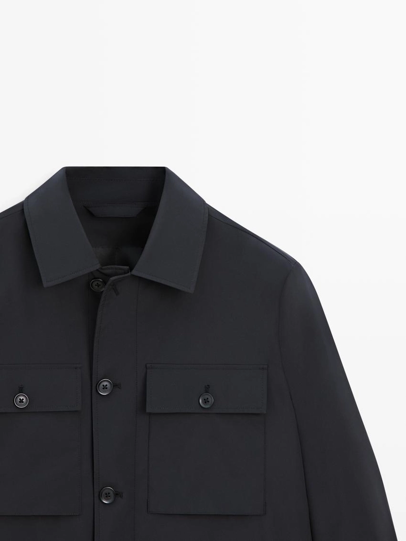 Короткая куртка с деталями карманов