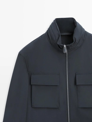 Куртка из эластичной ткани- Заказать в России