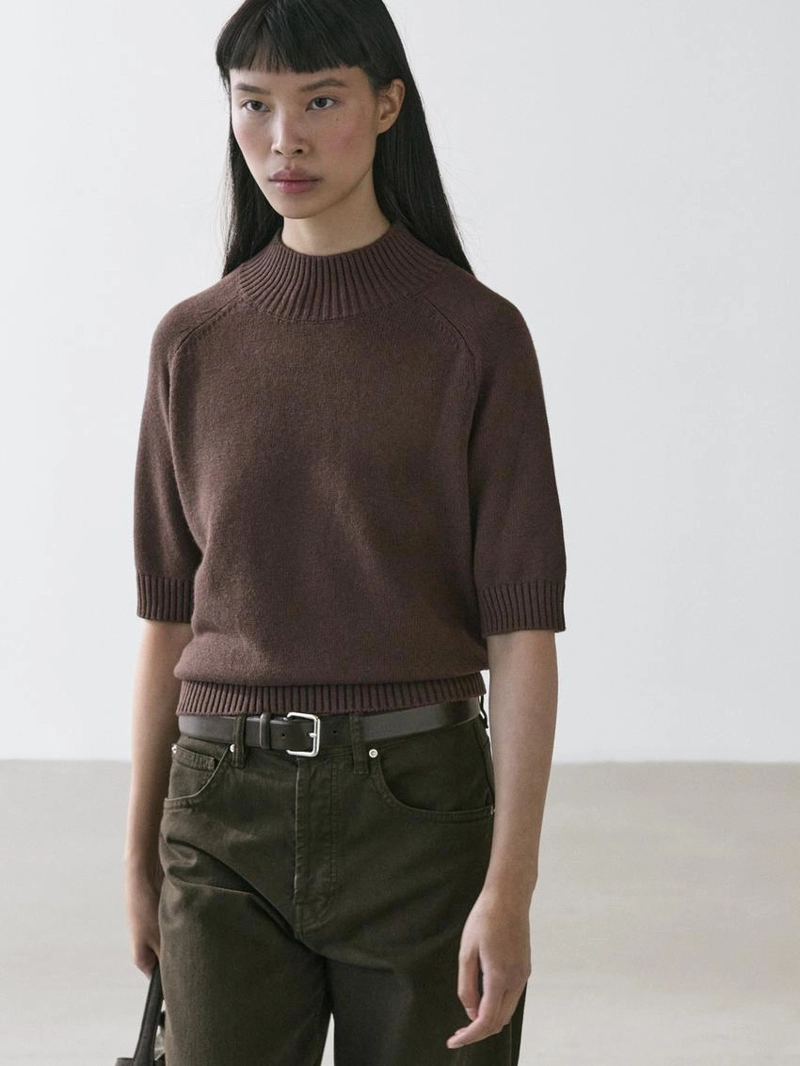 Джемпер из смесового хлопка