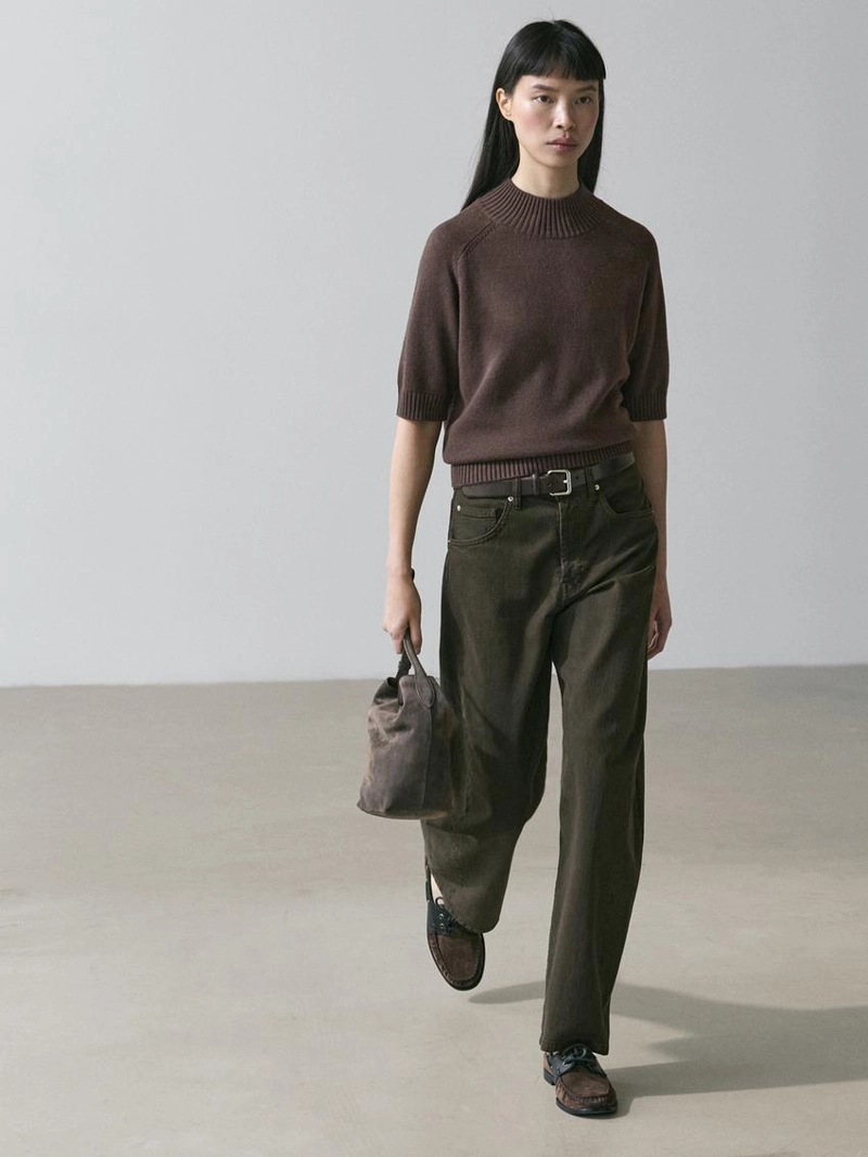 Джемпер из смесового хлопка