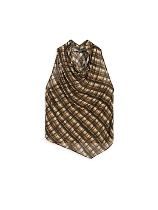 Легкий драпированный топ MASSIMO DUTTI- Заказать в России