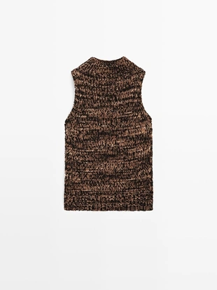 Вязаный топ с запахом MARL- Заказать в России