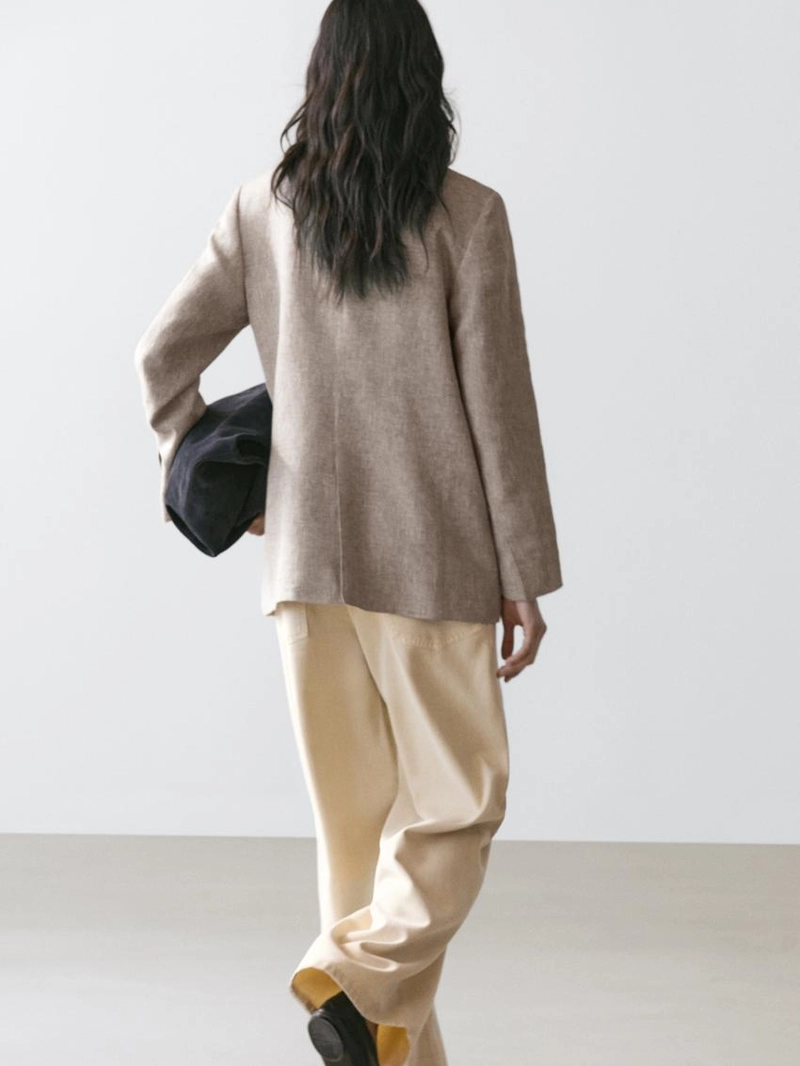 Пиджак из льна