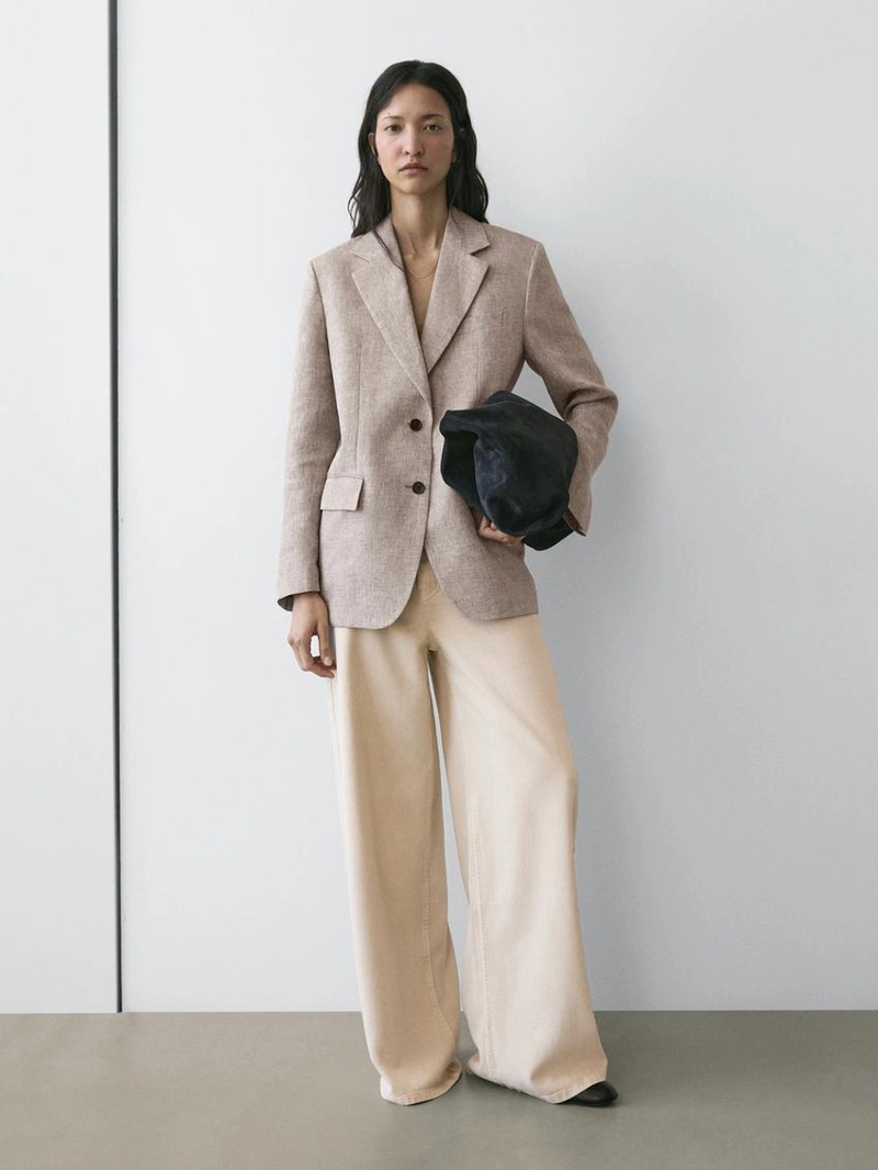 Пиджак из льна