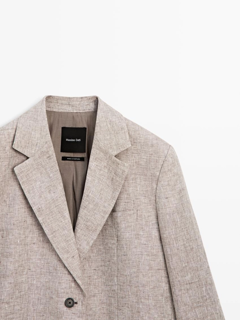 Пиджак из льна