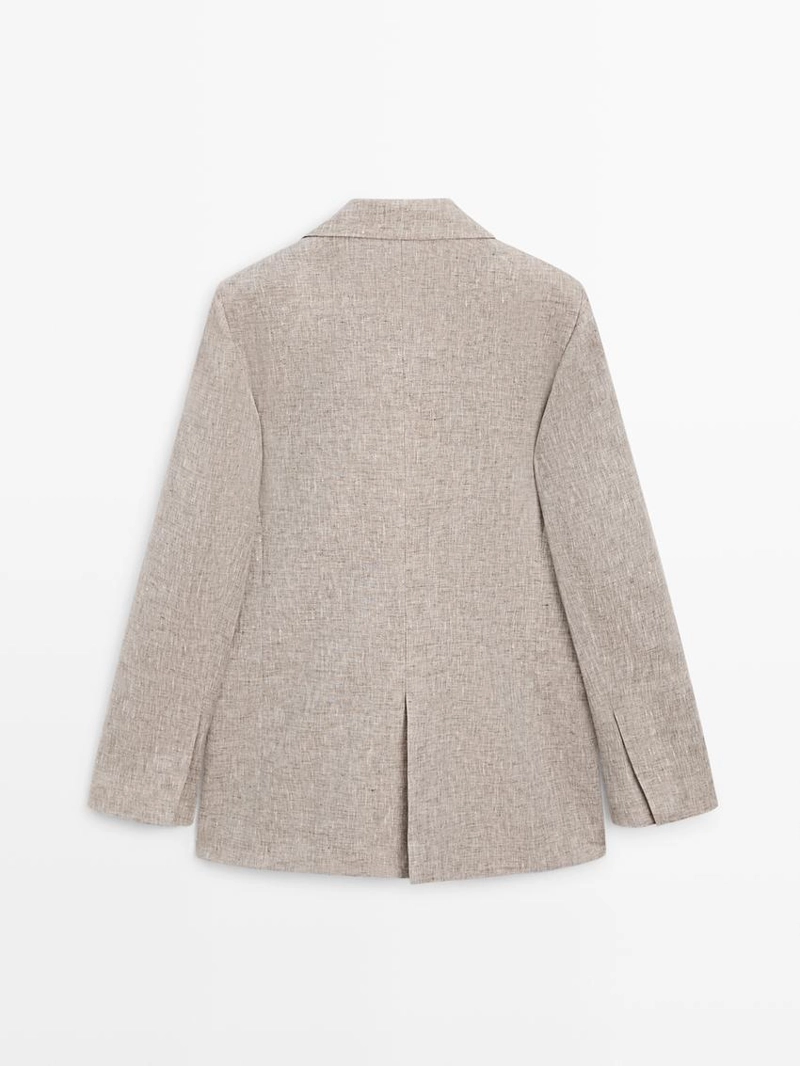 Пиджак из льна
