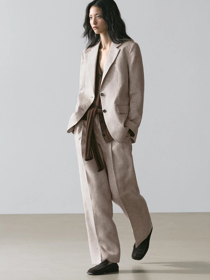 Пиджак из льна