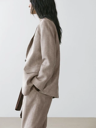 Пиджак из льна- Заказать в России