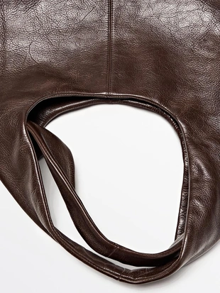 Сумка среднего размера из натуральной кожи NAPPA- Заказать в России