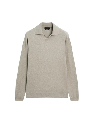 Водолазка-поло из хлопкового трикотажа- Заказать в России