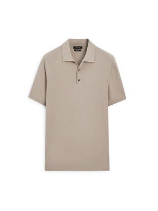 Пуловер-поло из хлопкового трикотажа- Заказать в России