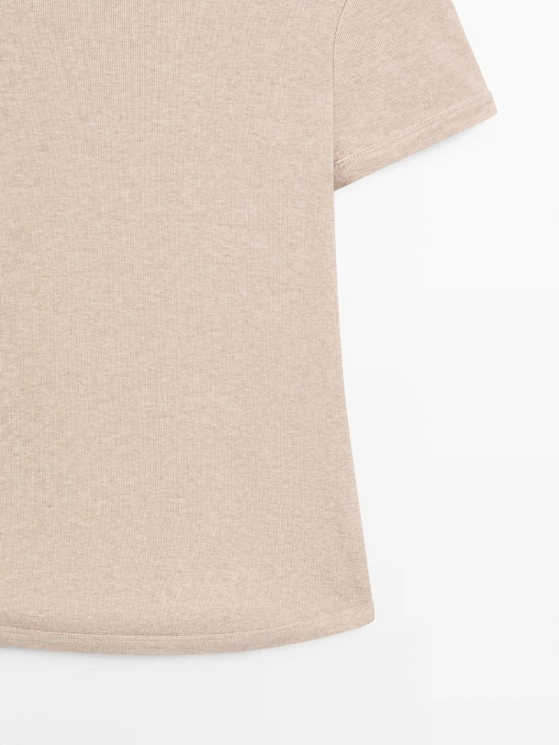 Футболка из хлопка с короткими рукавами