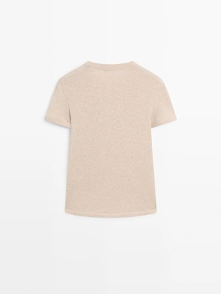 Футболка из хлопка с короткими рукавами- Заказать в России