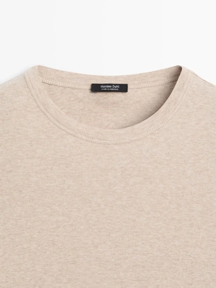 Футболка из хлопка с короткими рукавами- Заказать в России