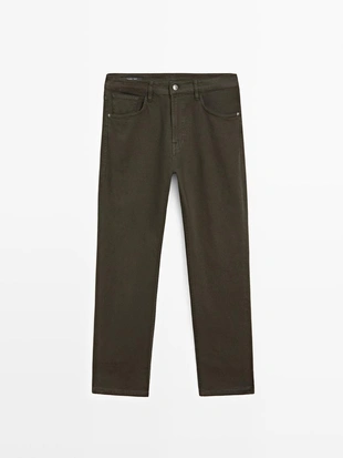 Джинсы с зауженным кроем- Заказать в России