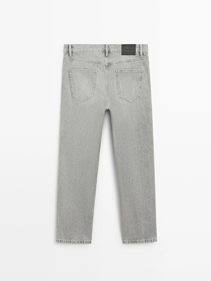 Джинсы прямого кроя massimo dutti