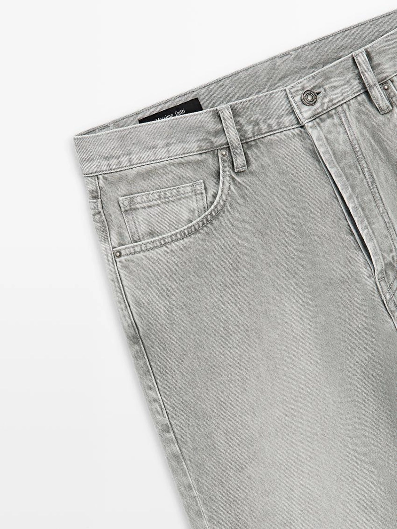 Джинсы прямого кроя massimo dutti