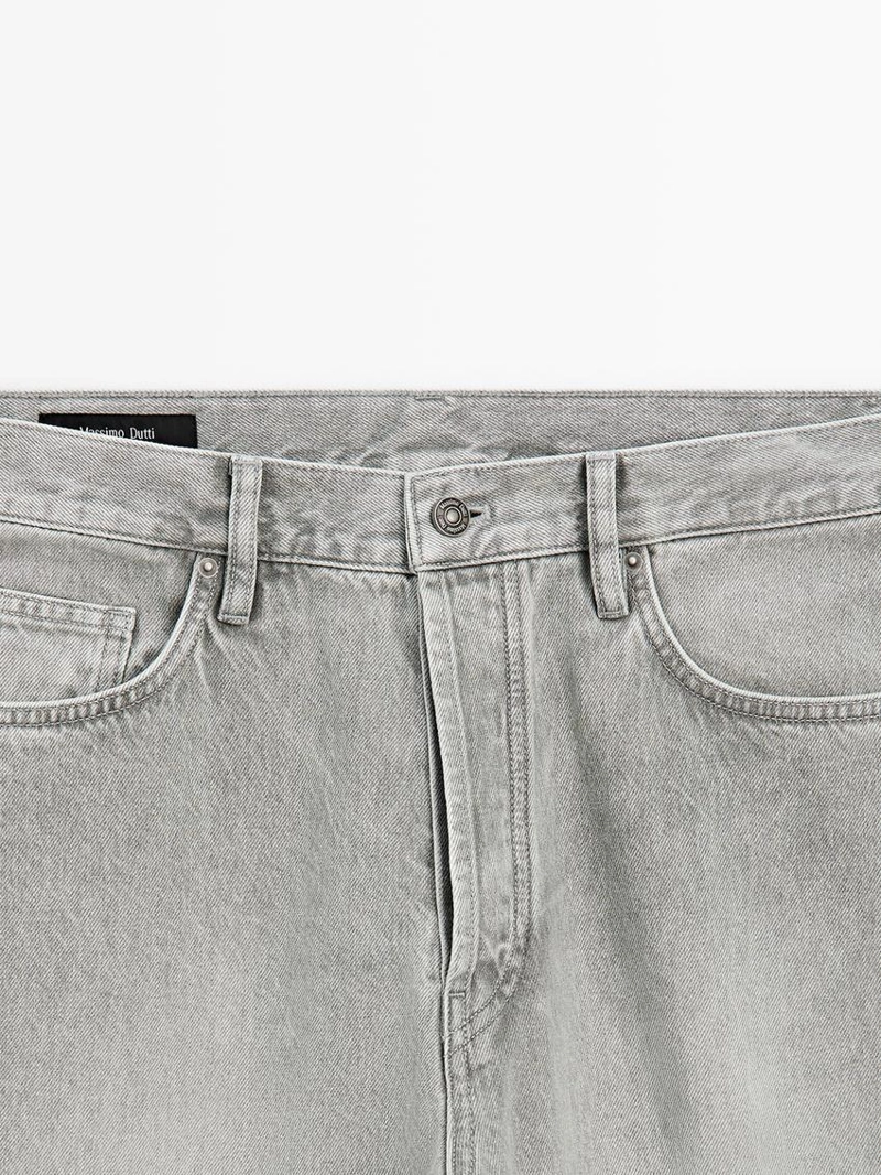 Джинсы прямого кроя massimo dutti