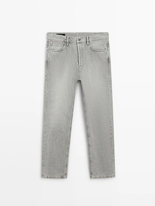 Джинсы прямого кроя MASSIMO DUTTI- Заказать в России