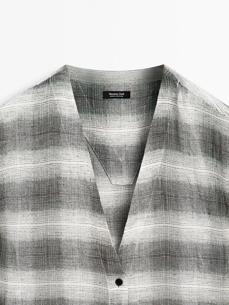 Платье-туника в клетку