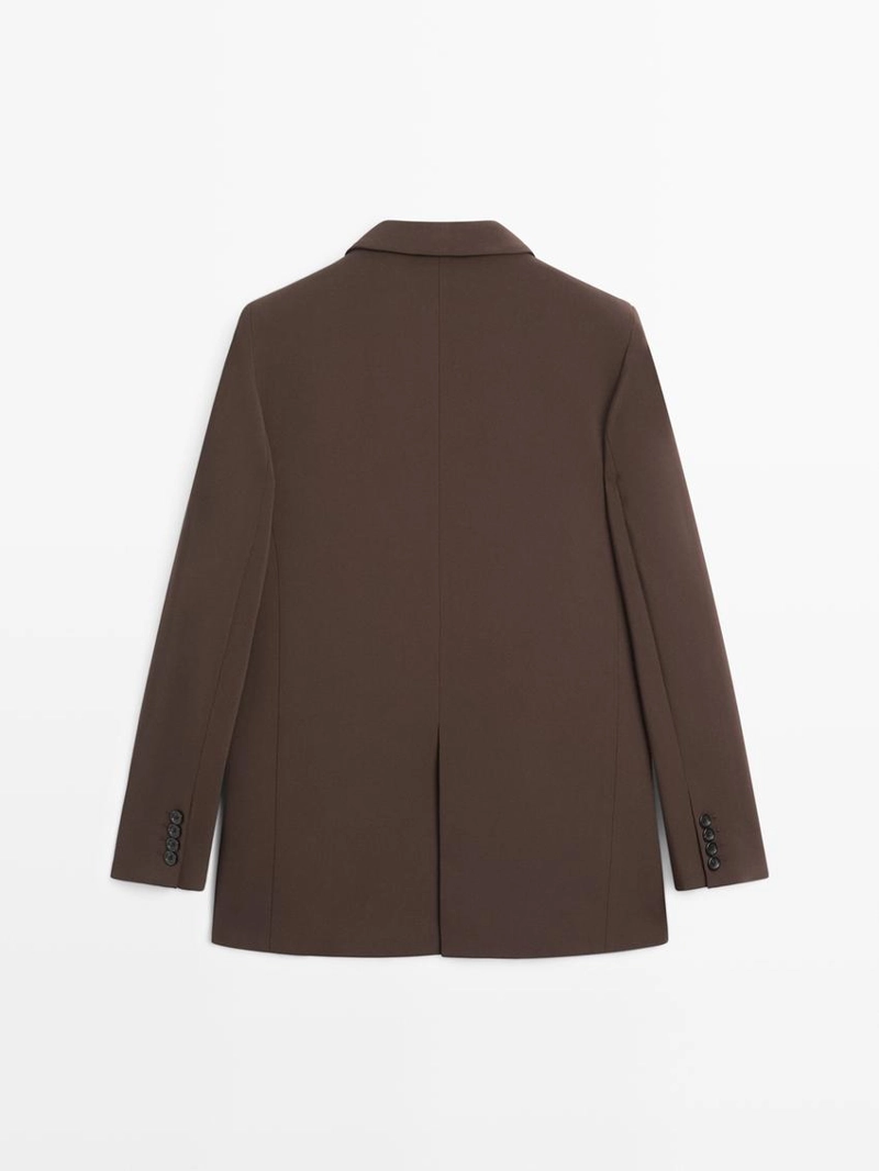 Блейзер из креповой ткани