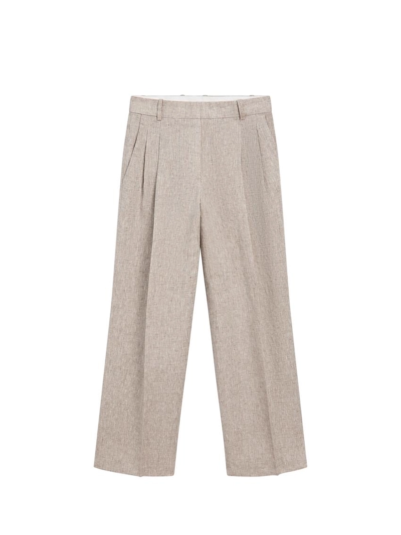 Льняные брюки-костюм