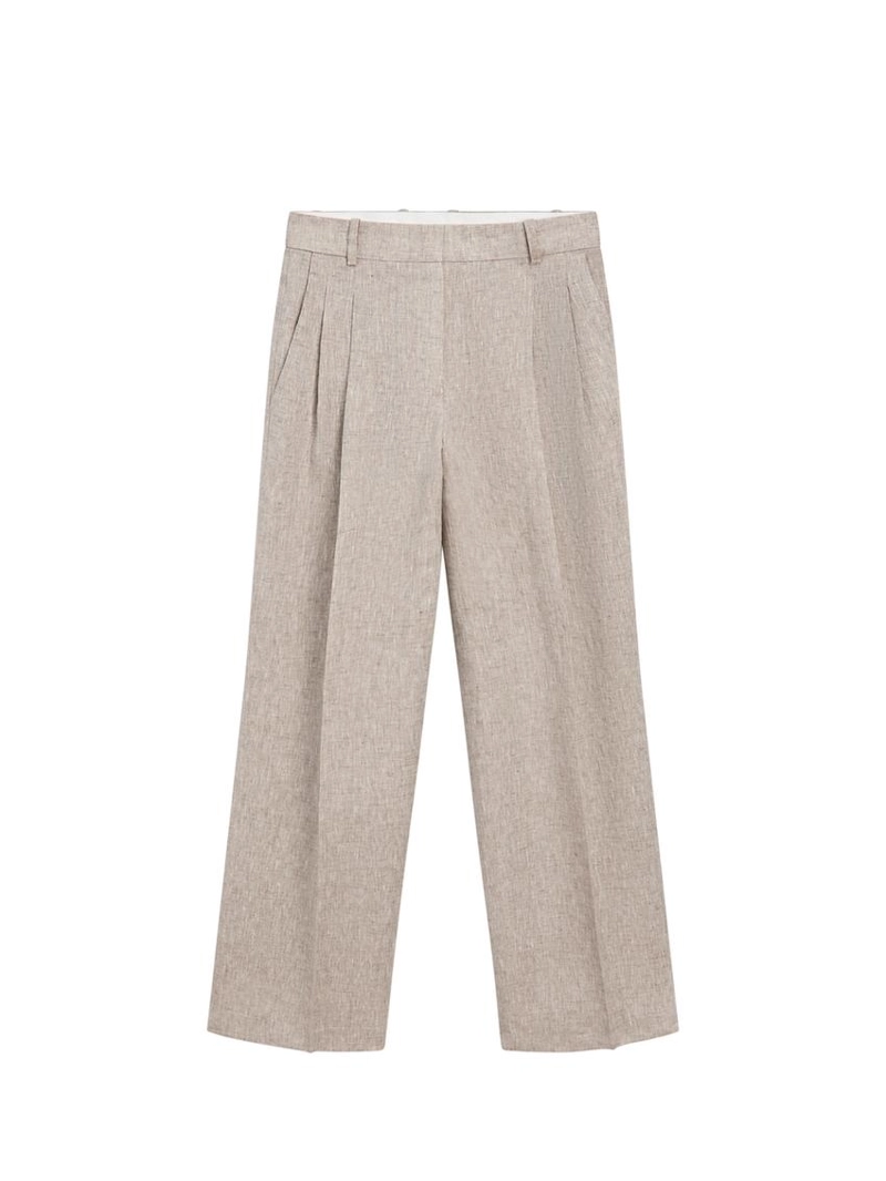 Льняные брюки-костюм
