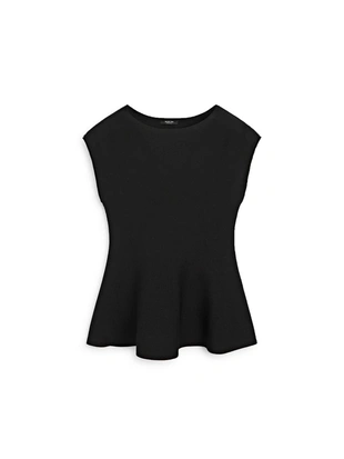 Купить Massimo Dutti Вязаный топ с круглым вырезом