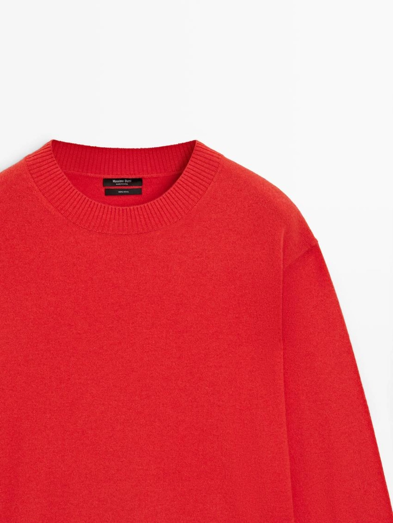 Джемпер из шерсти с деталями на талии